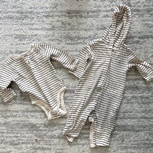 KIDS: cutest striped one-piece baby outfits